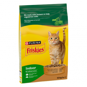 Friskies Indoor - Суха храна за домашни котки над 12 месечна възраст 10кг